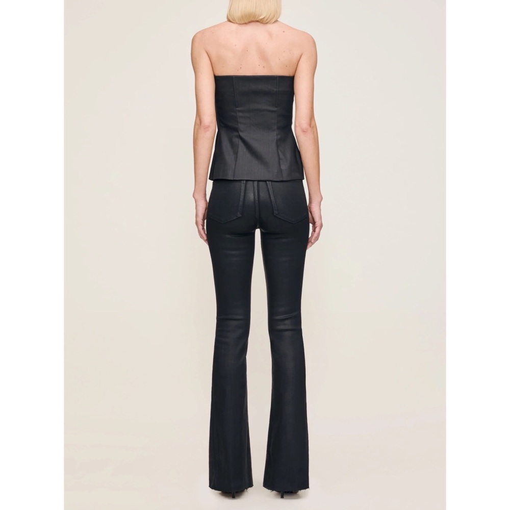 DL1961 NWOT Bridget Boot High Rise Instasculpt Faux Leather Pants 26 2 - Picture 7 of 13